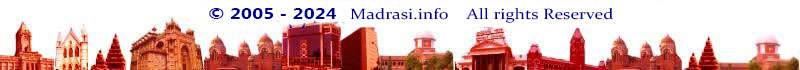 copyright of Madrasi - Chennai City Guide