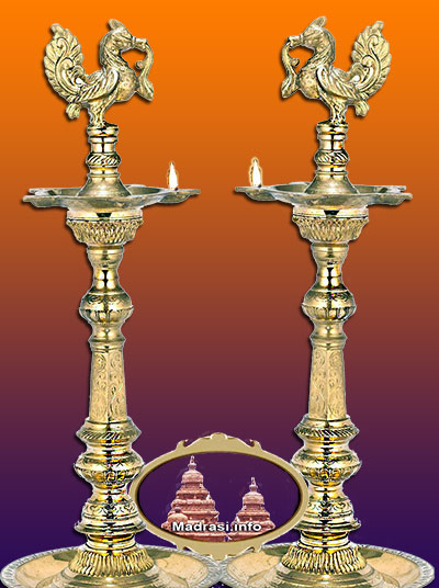Sharada Navarathri - Ornamental Brass Lamps